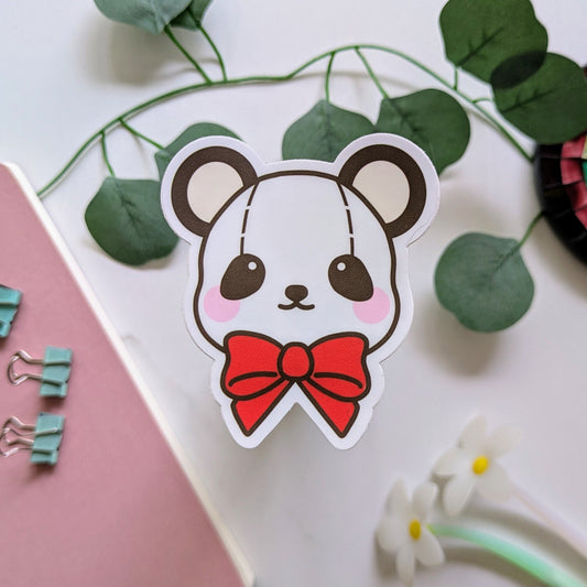 Panda Teddy Vinyl Sticker