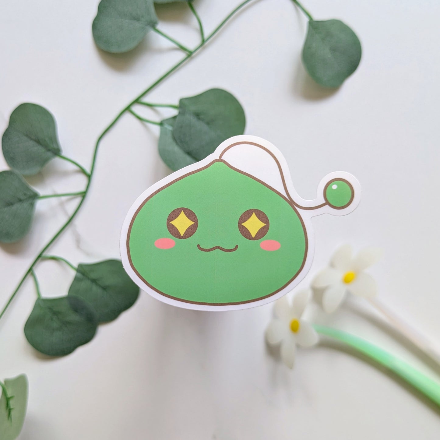 Green Slime Vinyl Sticker